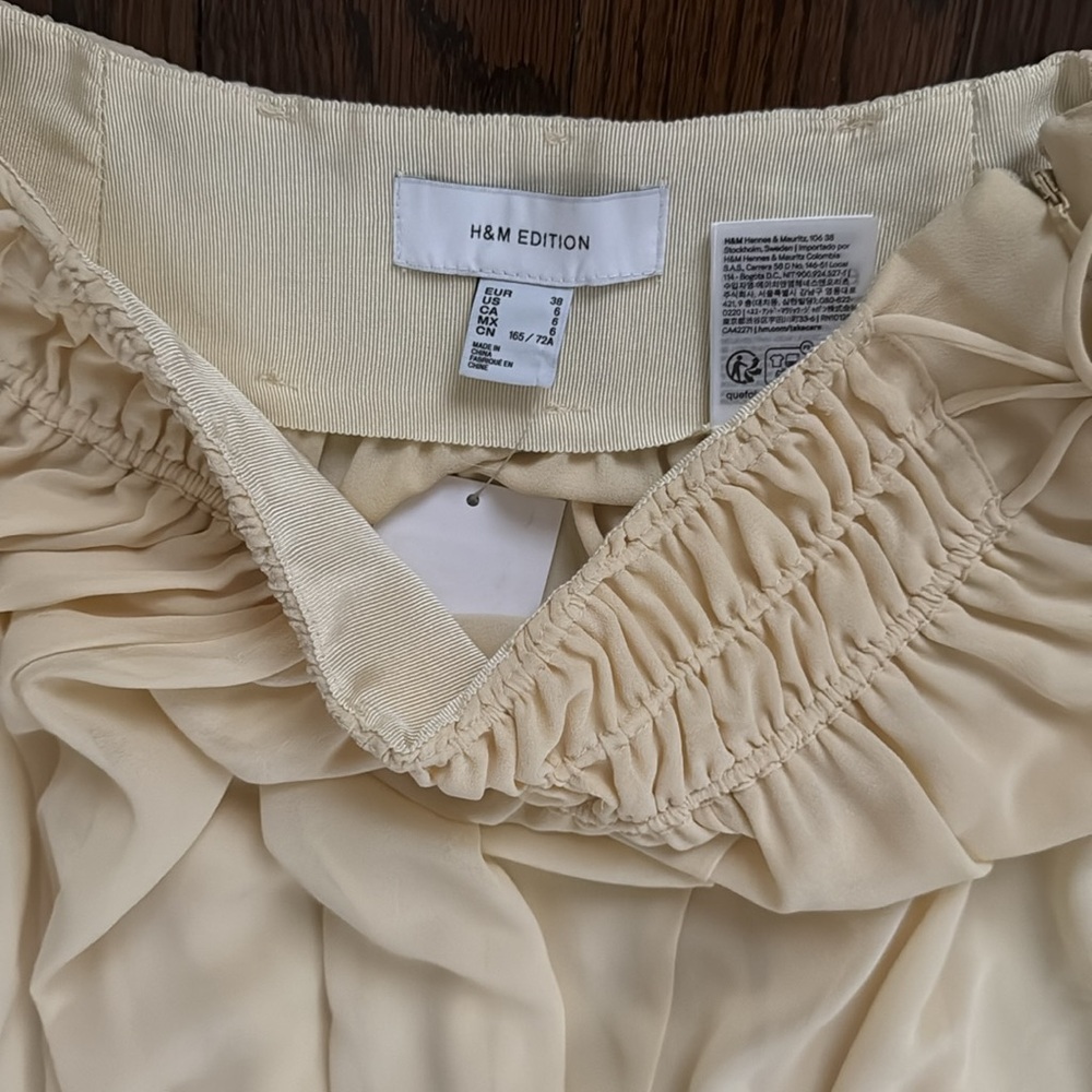 NWT H&M EDITION CHIFFON CIRCLE SKIRT - Picture 16 of 16